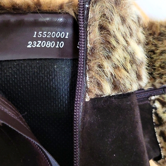 LIZA Chocolate Suede Booties - Picture 6 of 10